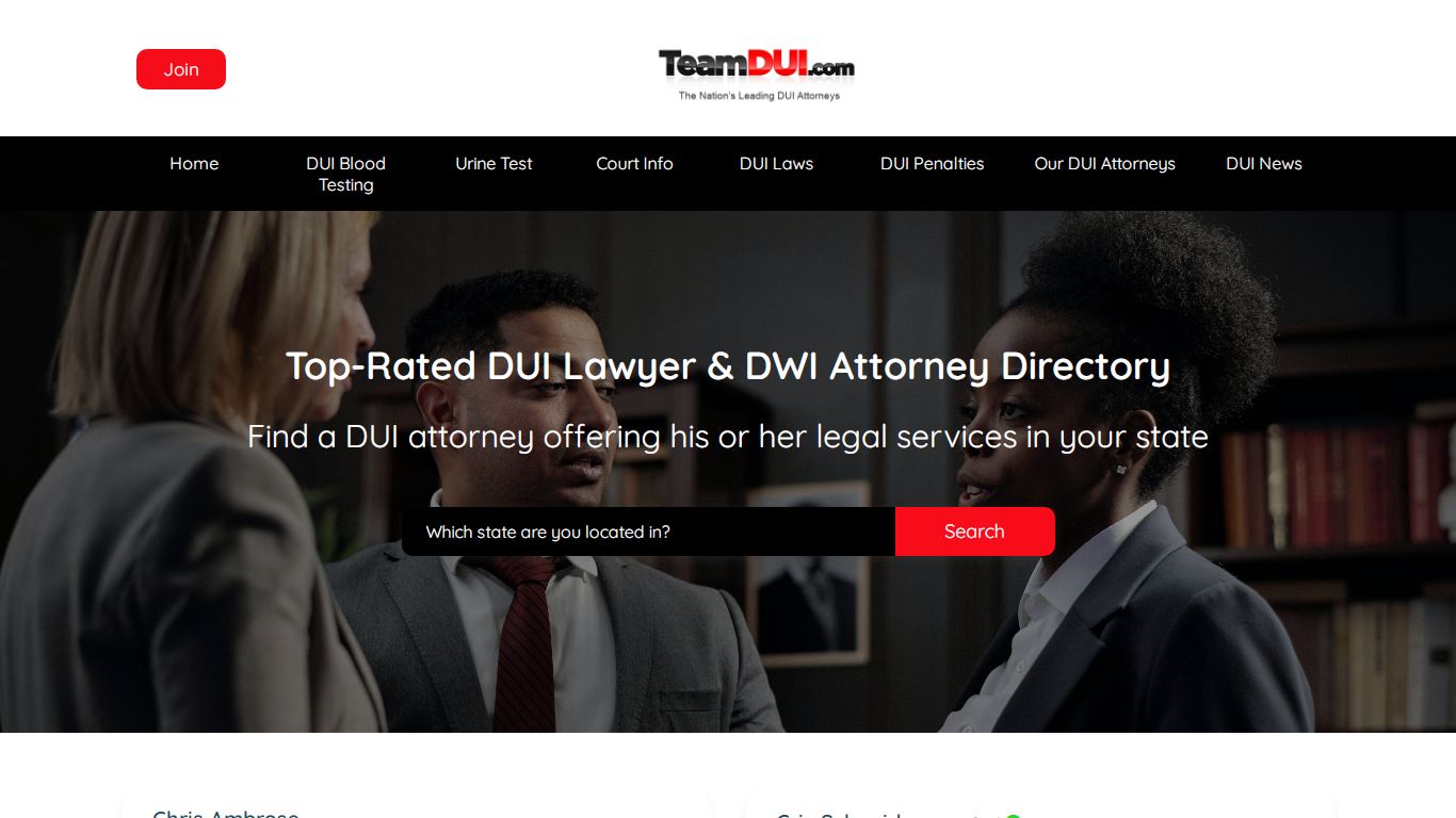 DUI Lawyers Listings - Find DUI Attorney Lawyers Listings